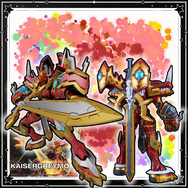 Model Kit Kaisergreymon - متوفر في المخزون: مجموعة نماذج بلاستيكية