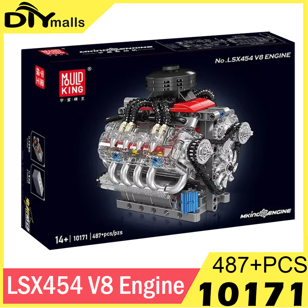 Plastic Model Paint - قالب الملك 10171 التقنية بمحركات LSX454