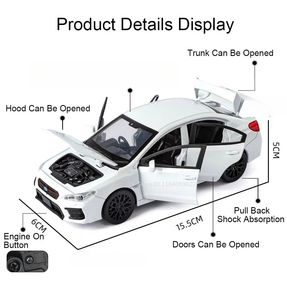نموذج سيارة WRX STI AE86 بمقيا - مراجعة Model Kit Ae86 وسعره