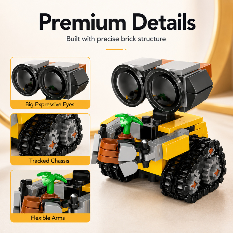 مجموعة مكعبات بناء روبوت صغير، - مراجعة Model Kit Plastic وسعره