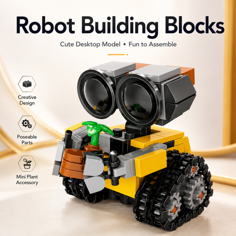 مجموعة مكعبات بناء روبوت صغير، - مراجعة Model Kit Plastic وسعره