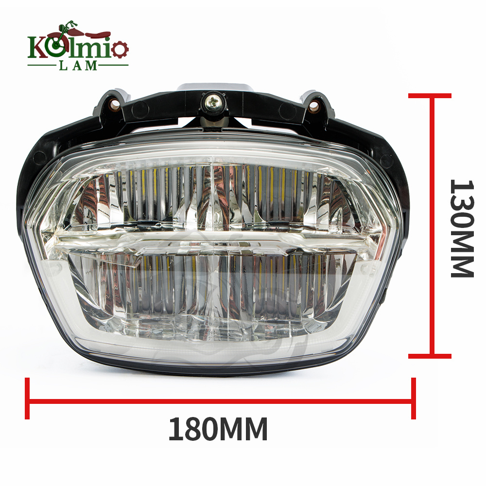 مصباح أمامي LED للدراجة الناري - مراجعة Model Kit Vespa وسعره