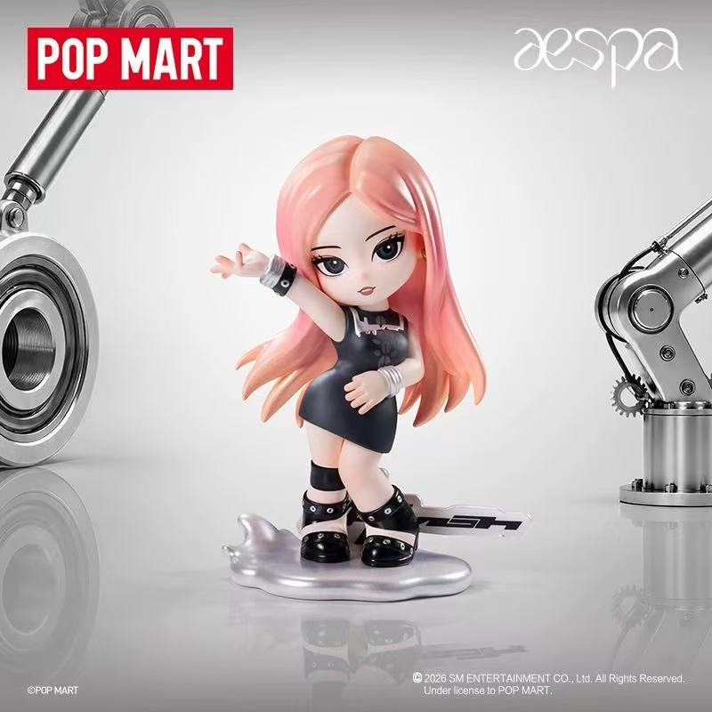 صندوق مفاجآت POP MART Aespa من - مراجعة Model Figure Base وسعره