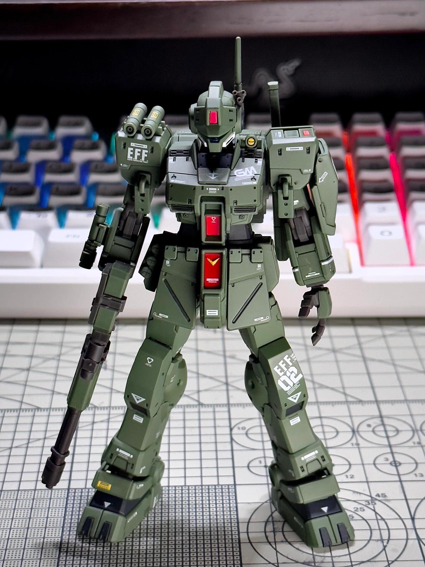 XFS HG 1/144 RGM-79S GM المتقش - مراجعة Model Kit Baki وسعره
