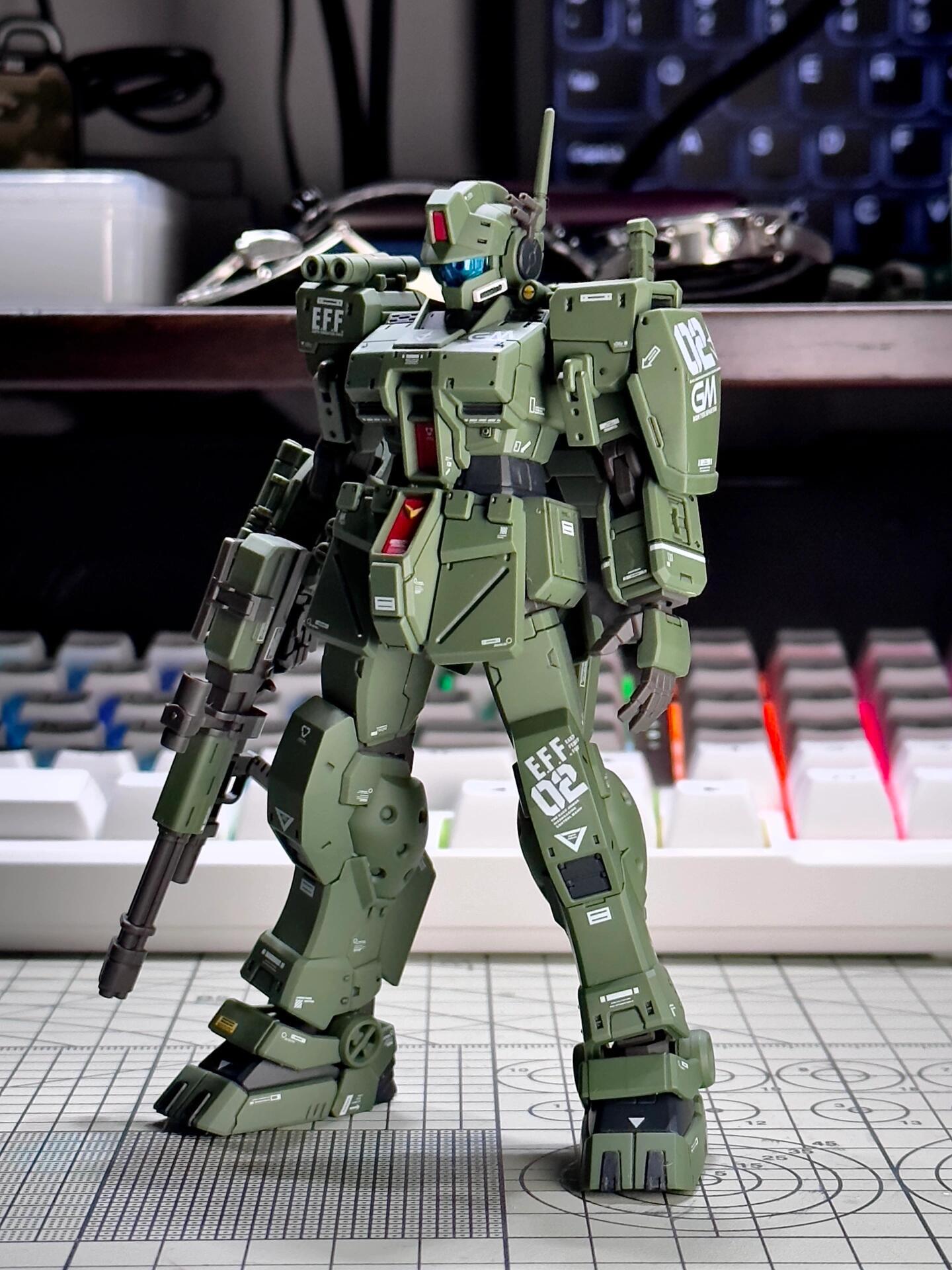 XFS HG 1/144 RGM-79S GM المتقش - مراجعة Model Kit Baki وسعره