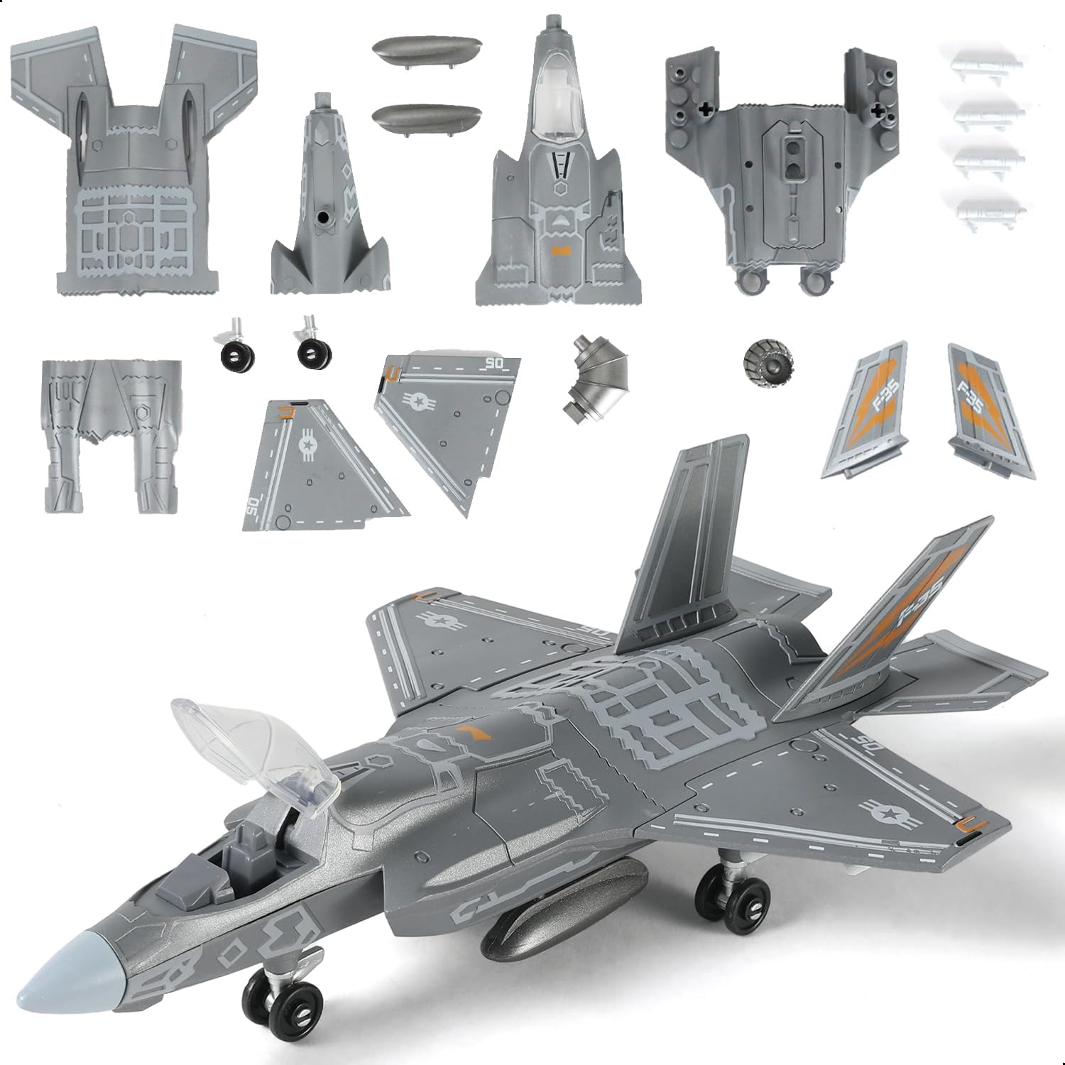 نموذج طائرة مقاتلة F-35 بمقياس - مراجعة Model Kit Quick وسعره