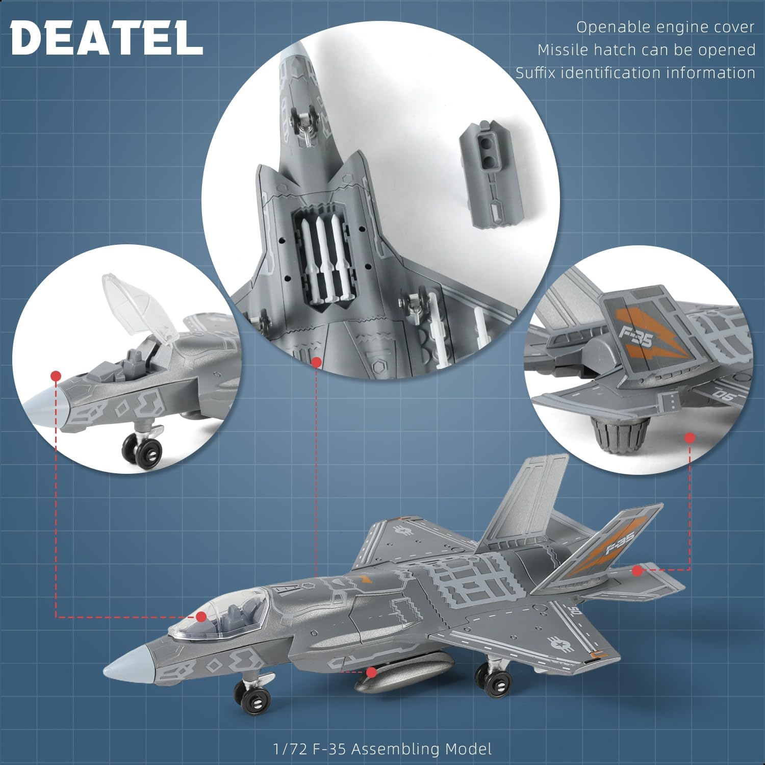نموذج طائرة مقاتلة F-35 بمقياس - مراجعة Model Kit Quick وسعره