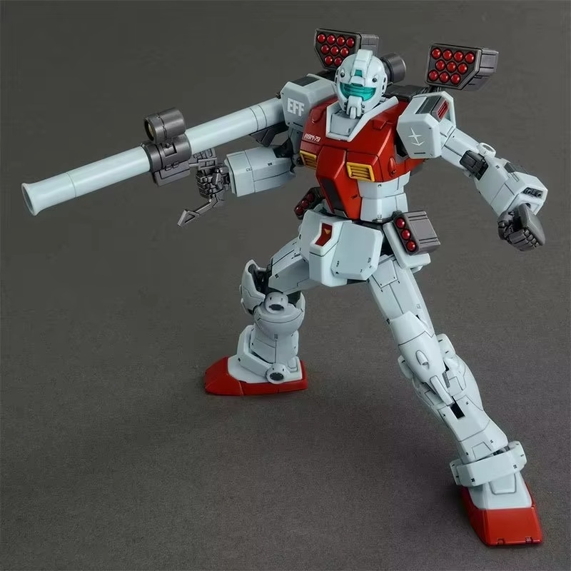 نموذج تجميع ميكانيكي RGM-79 GM - مراجعة Model Kit Gundam Hg وسعره