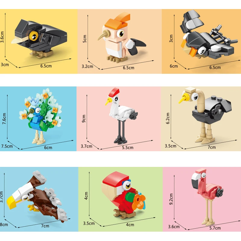 مجموعة مكعبات بناء على شكل حيو - مراجعة Model Kit Plastic وسعره