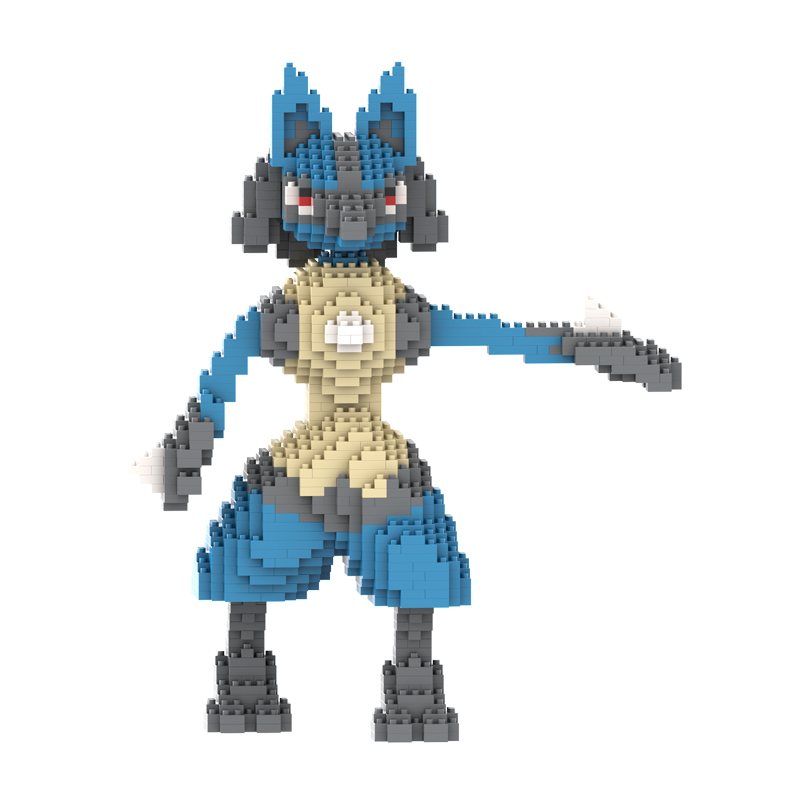 سلسلة البوكيمون اللبنات Lucari - مراجعة Model Kit Quick Pokemon وسعره