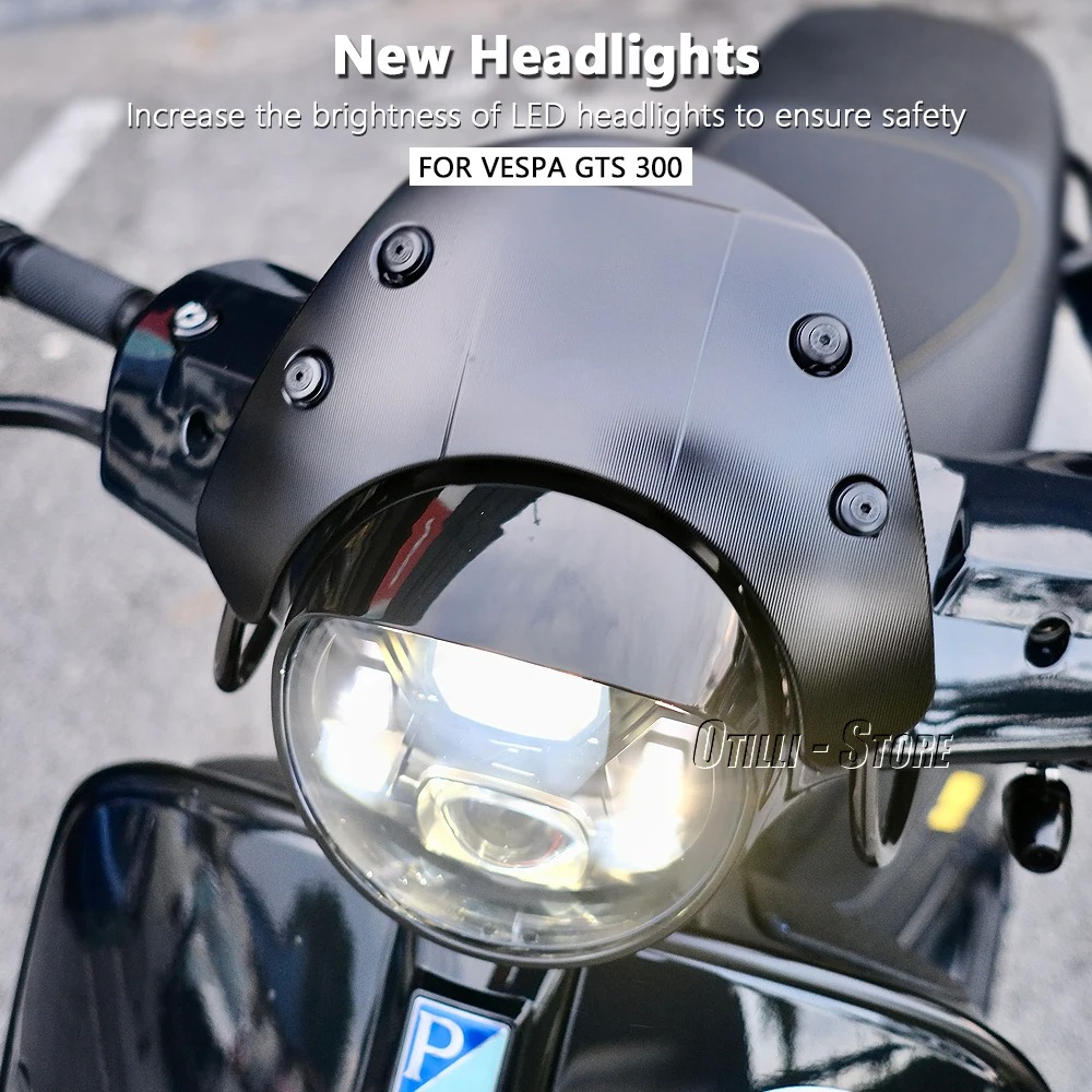 مجموعة مصابيح أمامية LED كروم  - مراجعة Model Kit Vespa وسعره