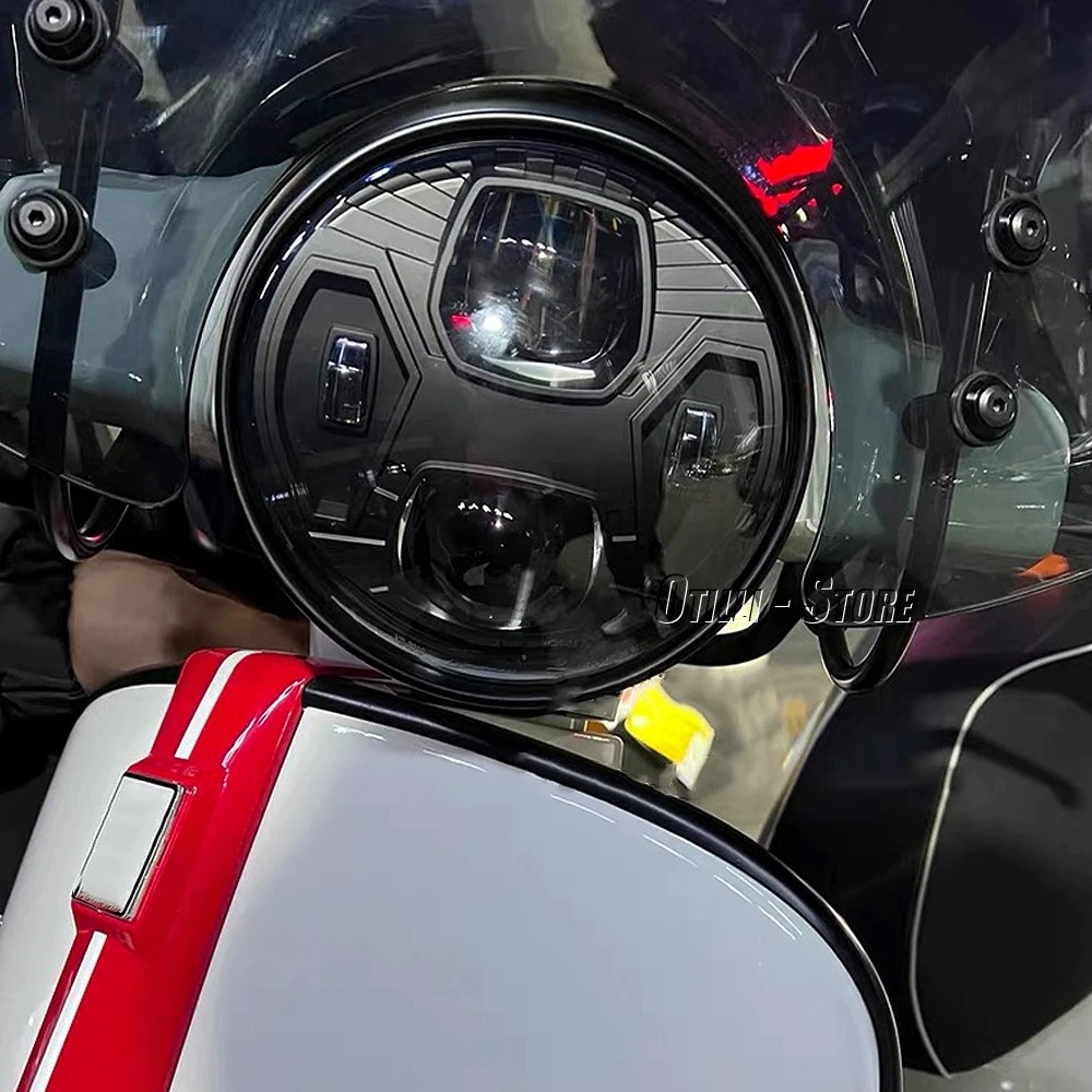 مجموعة مصابيح أمامية LED كروم  - مراجعة Model Kit Vespa وسعره