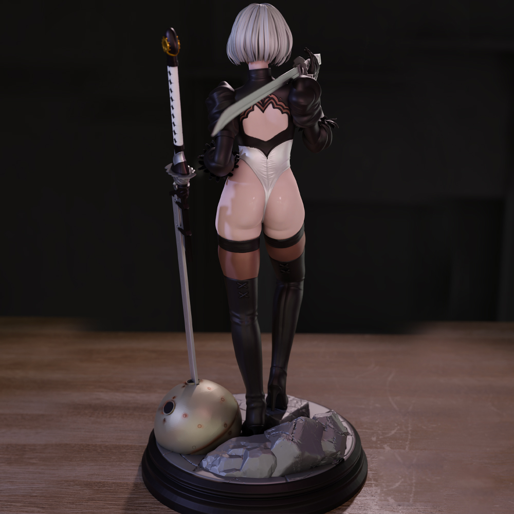مجموعة نماذج الجمال بطباعة ثلا - مراجعة Model Kit Nier Automata وسعره